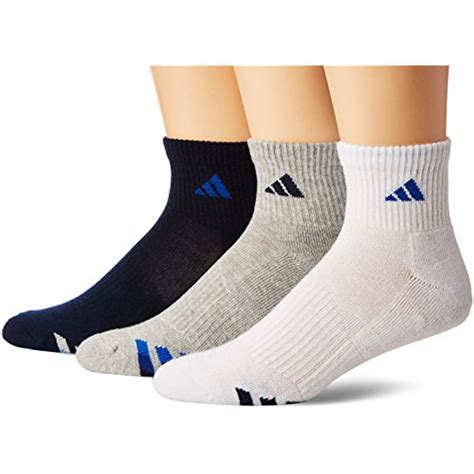 buy adidas colored quarter socks men|men's cushioned quarter socks.